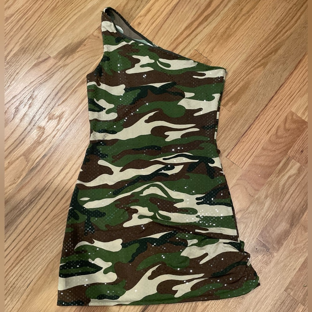 Charlotte Russe Camo Mini Dress